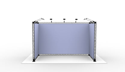 U-stand 400x200x250 cm. (LxBxH)