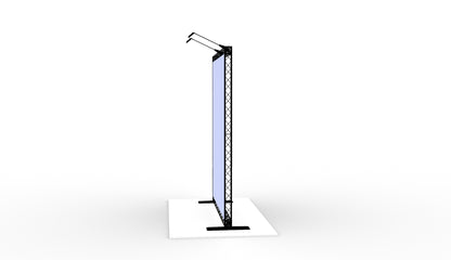 Bagvæg 200x250 cm. (BxH)