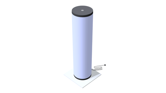 X-totem 160cm med integreret LED lys